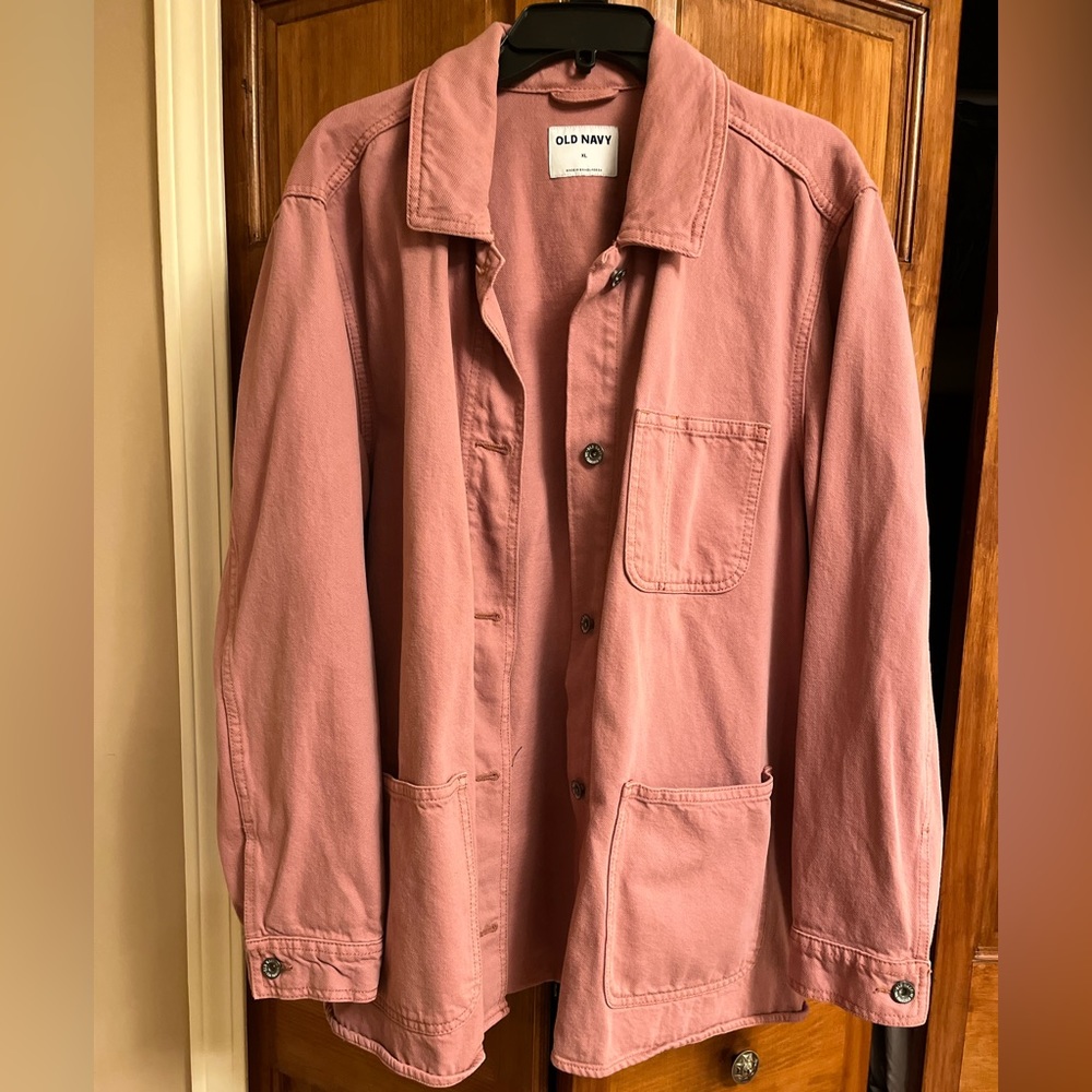 Pink Soft Denim Jacket